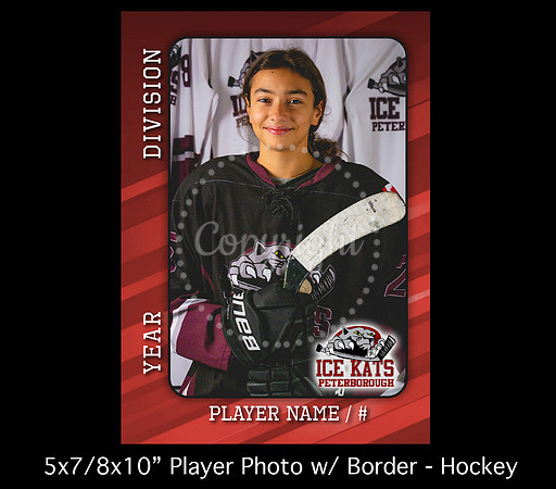 Player Photo with Border Hockey_